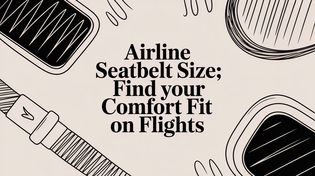 Airline Seatbelt Size: Find Your Comfort Fit on Flights