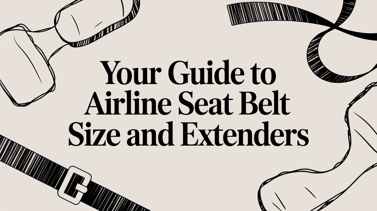 Your Guide to Airline Seat Belt Size and Extenders