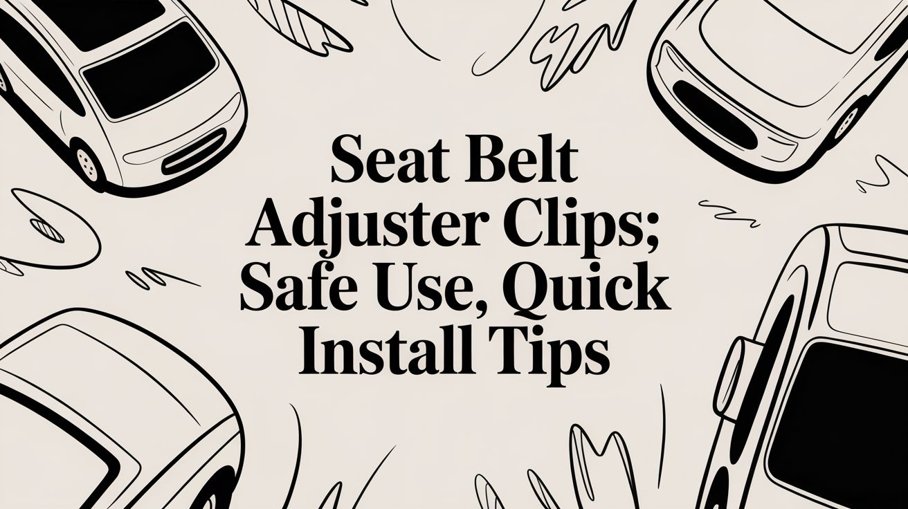Seat Belt Adjuster Clips: Safe Use, Quick Install Tips