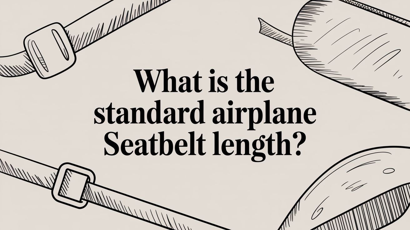 What Is the Standard Airplane Seatbelt Length?