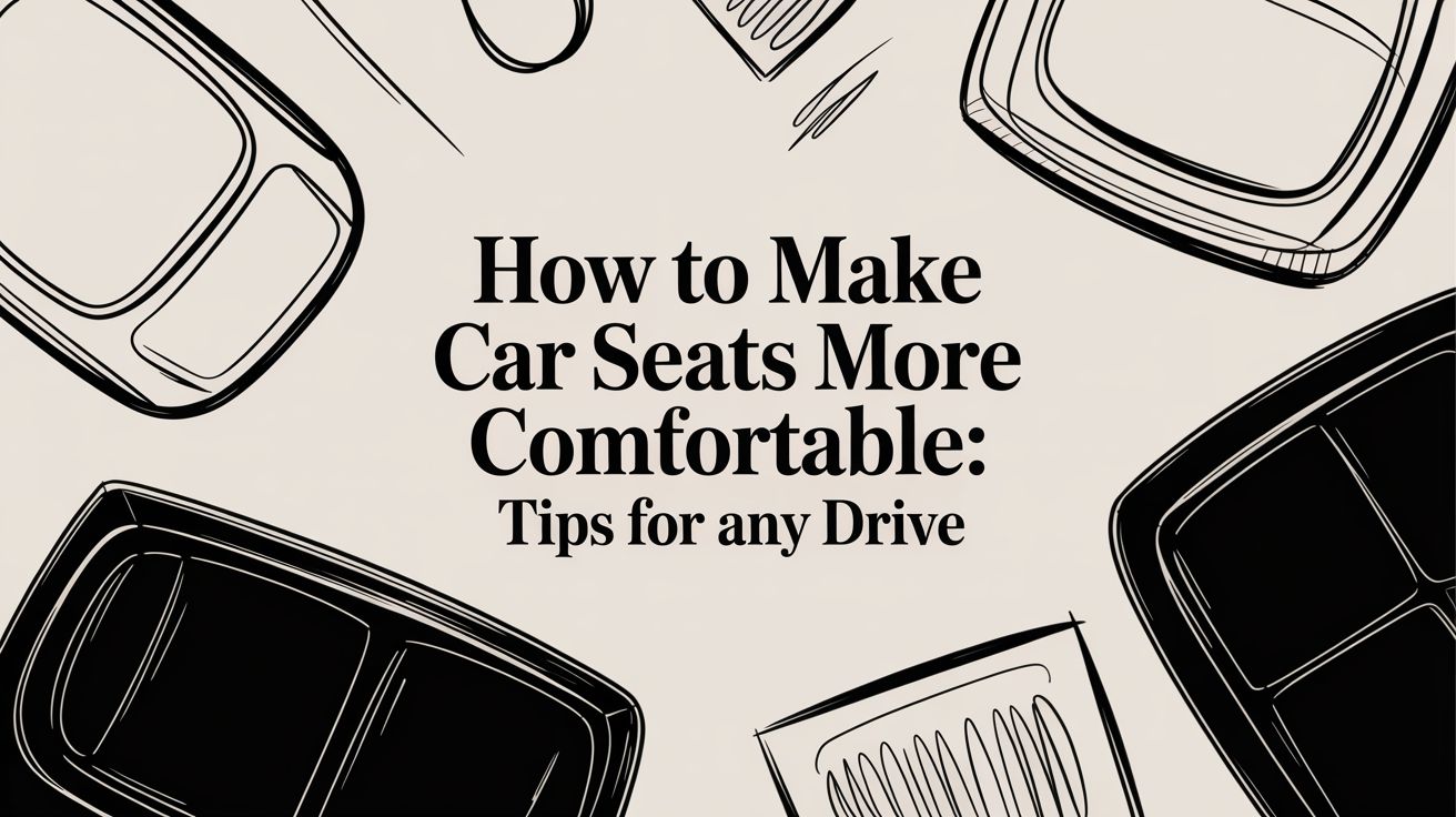 How to Make Car Seats More Comfortable: Tips for Any Drive