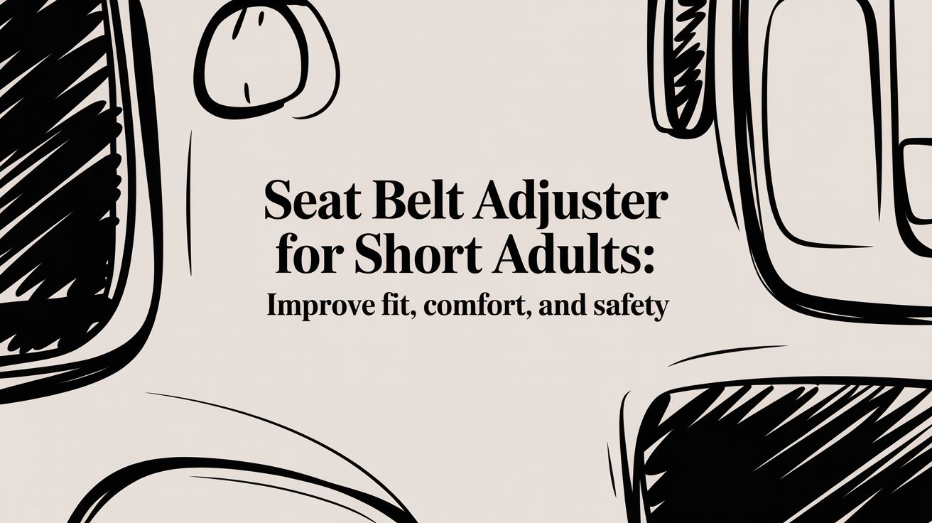 Seat Belt Adjuster for Short Adults: Improve Fit, Comfort, and Safety