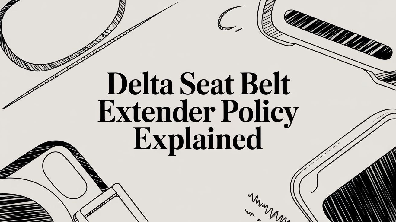 Delta Seat Belt Extender Policy Explained