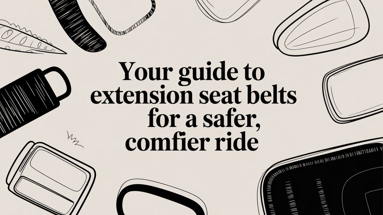 Your Guide to Extension Seat Belts for a Safer, Comfier Ride