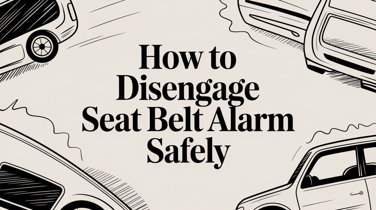 How to Disengage Seat Belt Alarm Safely