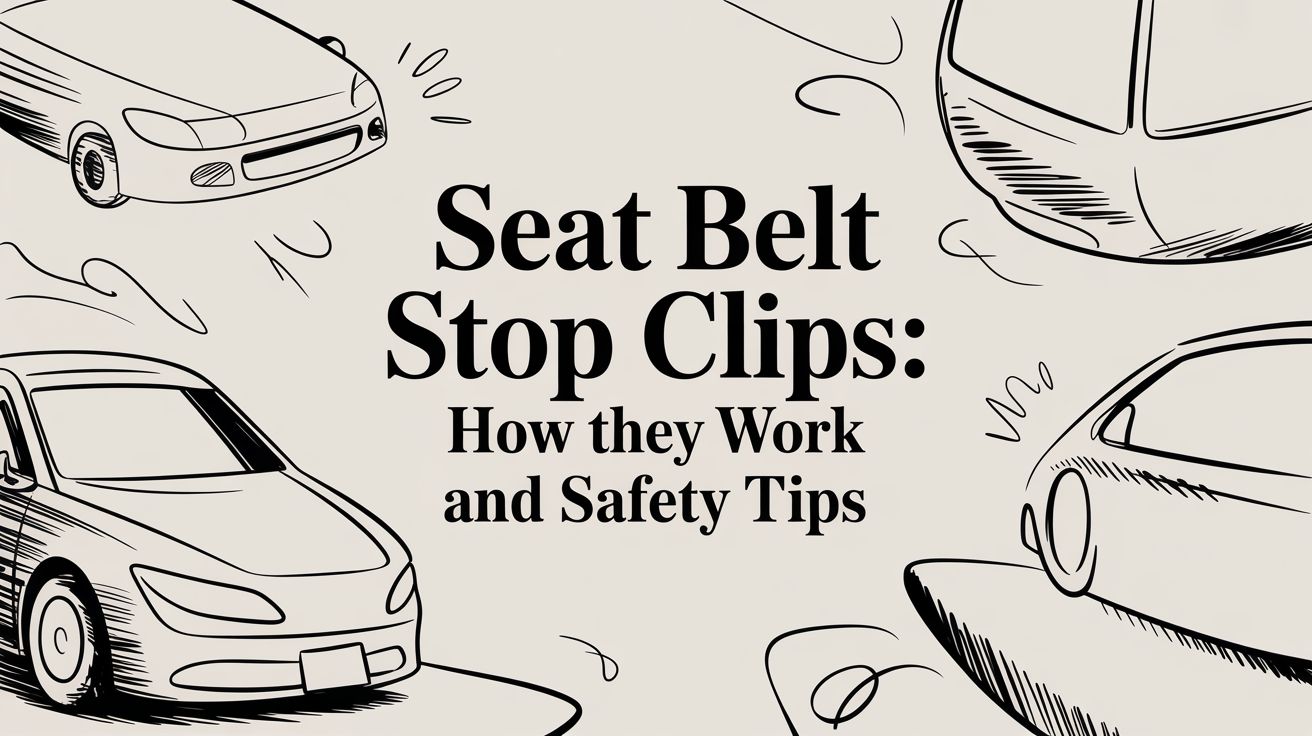 Seat Belt Stop Clips: How They Work and Safety Tips