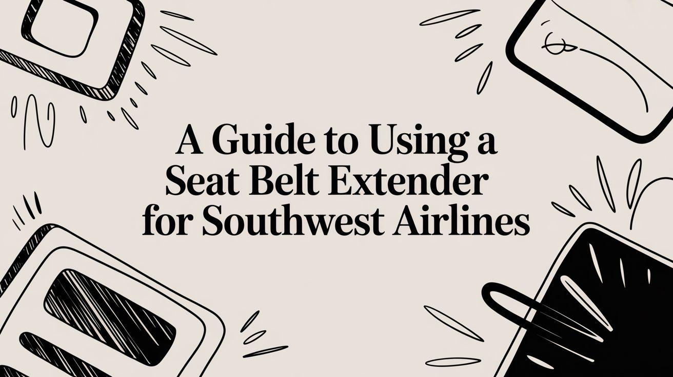 A Guide to Using a Seat Belt Extender for Southwest Airlines