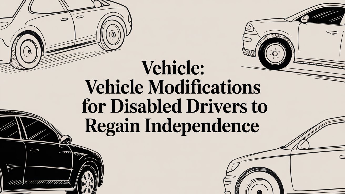 Vehicle Modifications for Disabled Drivers to Regain Independence