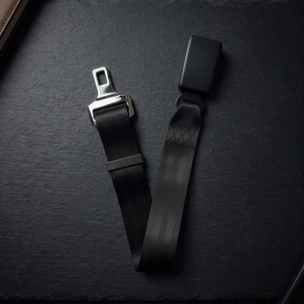 Adjustable 9-26 inch black seat belt extender for Dodge Challenger