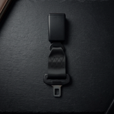 Regular 7-inch black seat belt extender for Toyota bZ4X