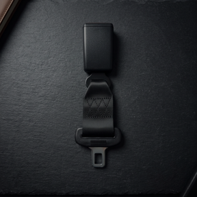 Regular 7-inch black seat belt extender for Dodge Challenger