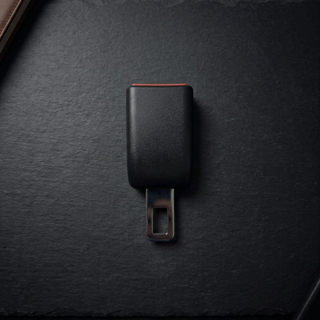 Rigid 3-inch black seat belt extender for Lexus RX