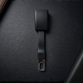 Rigid 5-inch black seat belt extender for Rolls-Royce Wraith