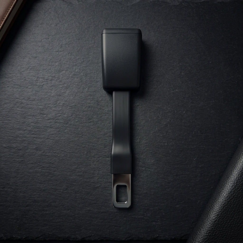 Rigid 5-inch black seat belt extender for Chrysler Voyager