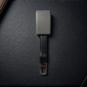 Rigid 5-inch gray seat belt extender for Ferrari 456M
