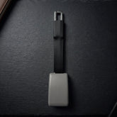 Rigid 7-inch gray seat belt extender for Rolls-Royce Dawn