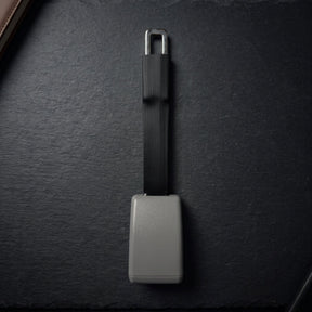 Rigid 7-inch gray seat belt extender for Ferrari 456M